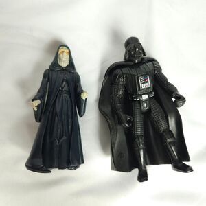 VTG 90s Star Wars Kenner Darth Vader Emperor Palpatine Action Figures Toys